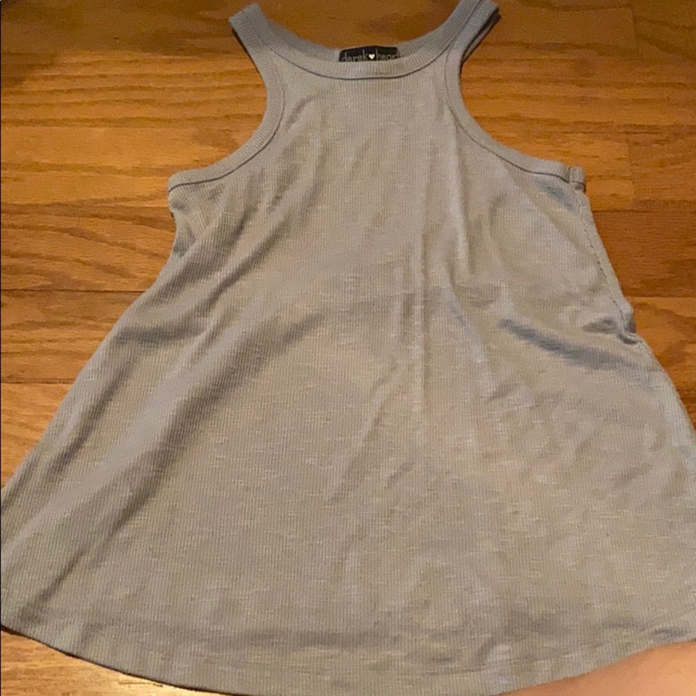 Grey haltered tank
